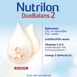 Outlet Nutrilon DuoBalans 2 Opvolgmelk Baby Flesvoeding 6-12 Maanden