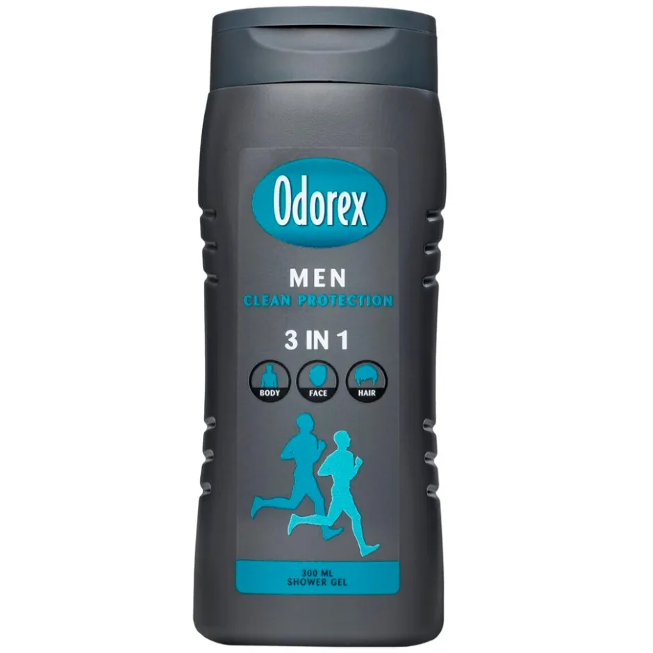 Clearance Odorex Men Clean Protection 3-in-1 Showergel