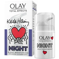 New Olay Total Effects 7-in-1 Nachtcrème Keith Haring Artist Edition