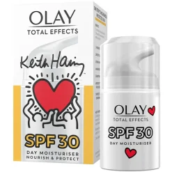Hot Olay Total Effects 7-in-1 SPF30 Dagcrème Keith Haring Artist Edition
