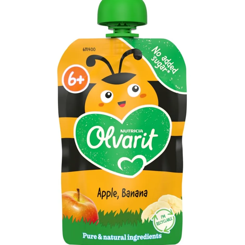 Olvarit 6+M Appel Banaan Knijpfruit