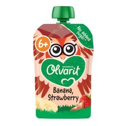 Discount Olvarit 6+M Banaan Aardbei Knijpfruit