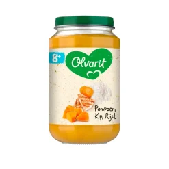 Olvarit 8+M Pompoen Kip Rijst