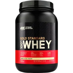 Clearance Optimum Nutrition Gold Standard Vanilla Ice Cream 100% Whey Protein Powder