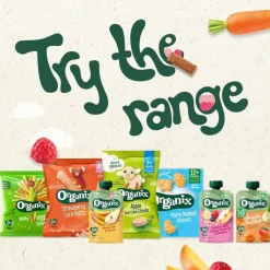 New Organix 12+M Havermout, Abrikoos & Banaan Knijpfruit