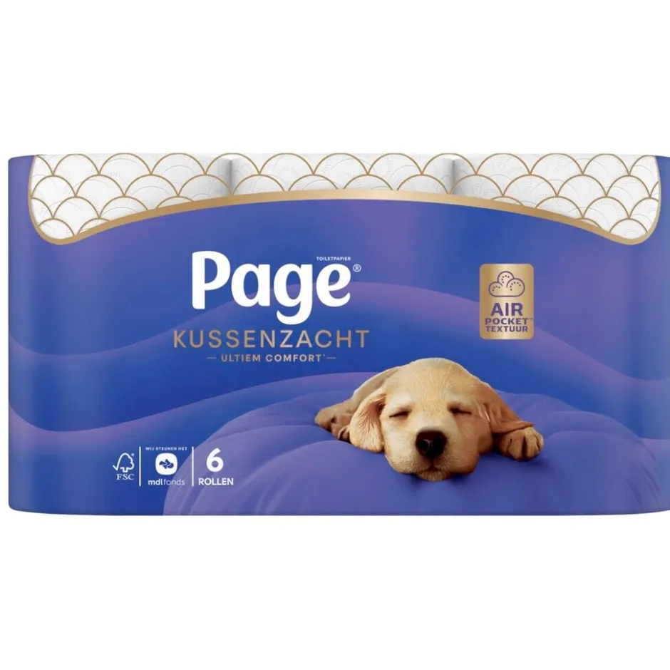 Hot Page Kussenzacht Toiletpapier