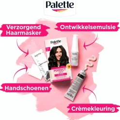 Outlet Poly Palette Palette Perfect Gloss 1-0 Zwart Niet-Permanente Haarverf