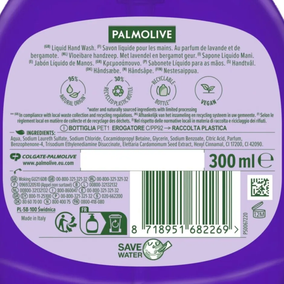 Outlet Palmolive Sensorial Escape French Lavender & Bergamot Handzeep