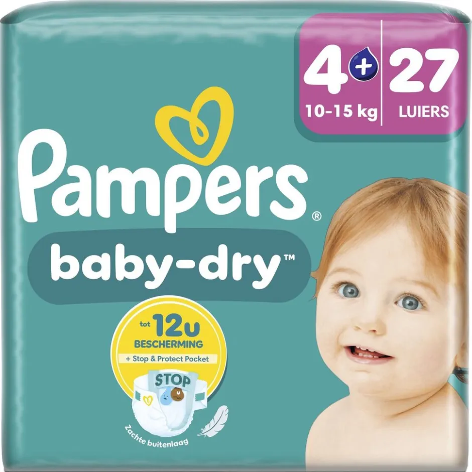 Discount Pampers Baby-Dry Maat 4+ Luiers