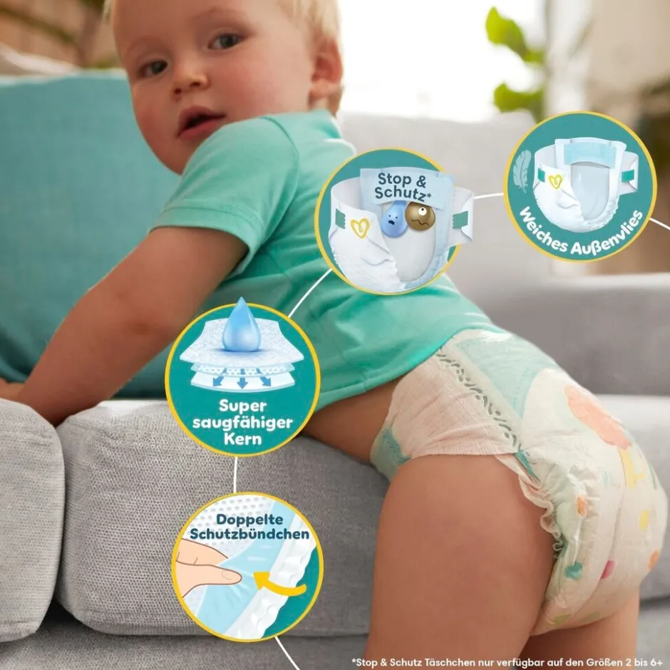 Discount Pampers Baby-Dry Maat 4+ Luiers