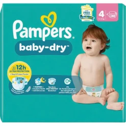 Hot Pampers Baby-Dry Maat 4 Luiers