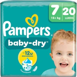 Clearance Pampers Baby-Dry Maat 7 Luiers