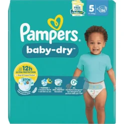 Online Pampers Baby-Dry Maat 5 Luiers