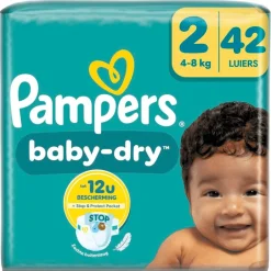 Discount Pampers Baby-Dry Maat 2 Luiers