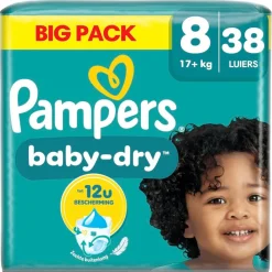Clearance Pampers Baby-Dry Maat 8 Luiers