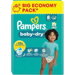 Clearance Pampers Baby-Dry Maat 8 Luiers