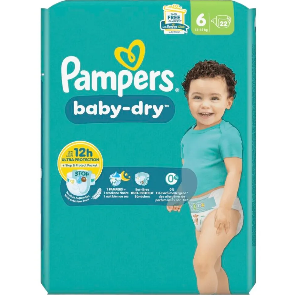 Pampers Baby-Dry Maat 6 Luiers