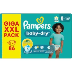 Discount Pampers Baby-Dry Maat 8 Luiers