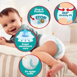 Sale Pampers Baby-Dry Pants Maat 4 Luierbroekjes