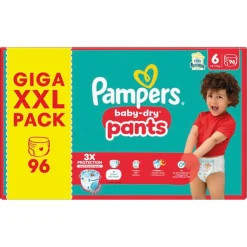 Hot Pampers Baby-Dry Pants Maat 6 Luierbroekjes