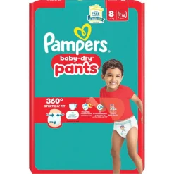 Discount Pampers Baby-Dry Pants Maat 8 Luierbroekjes