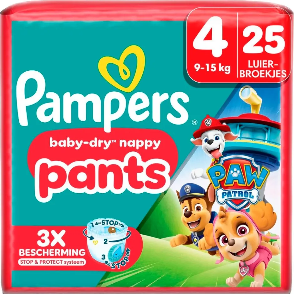 Online Pampers Baby-Dry Paw Patrol Pants Maat 4 Luierbroekjes