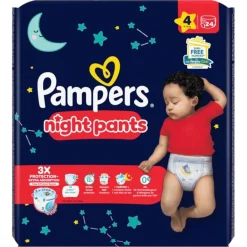 Online Pampers Night Pants Maat 4 Luierbroekjes