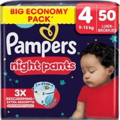 Pampers Night Pants Maat 4 Luierbroekjes