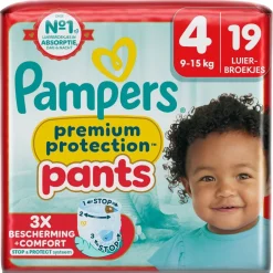 Discount Pampers Premium Protection Pants Maat 4 Luierbroekjes