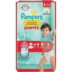 Outlet Pampers Premium Protection Pants Maat 6 Luierbroekjes