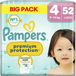 Outlet Pampers Premium Protection Maat 4 Luiers