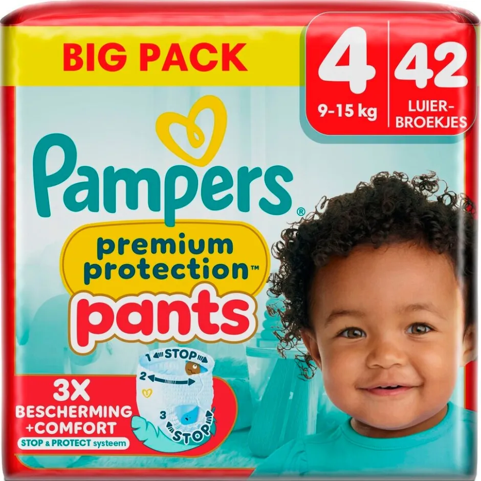 Discount Pampers Premium Protection Pants Maat 4 Luierbroekjes