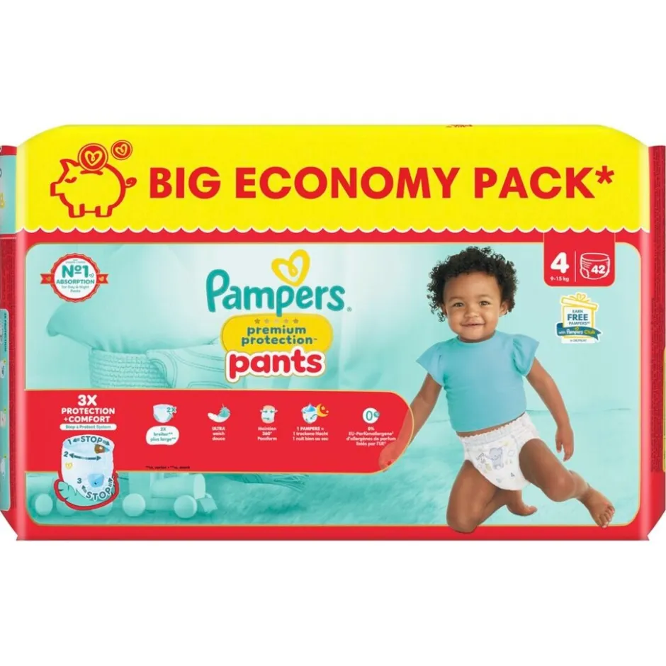Discount Pampers Premium Protection Pants Maat 4 Luierbroekjes