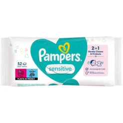 Online Pampers Sensitive 0% Plastic Babydoekjes
