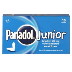 Outlet Panadol Junior 500 mg Zetpillen voor Kinderen vanaf 6 Jaar