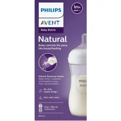 New Philips Avent Natural Response SCY903/01 1m+ Babyfles met Natuurlijke Zuigreflex Flesspeen