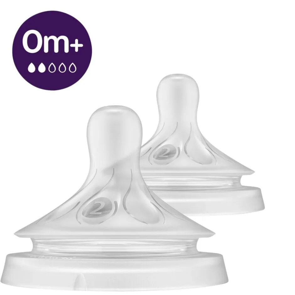 Discount Philips Avent SCY962/02 0m+ Natuurlijke Zuigreflex Flesspenen