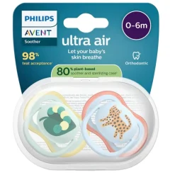 Discount Philips Avent Soother Air 0-6M SCF087/02 Fopspeen