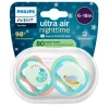 Discount Philips Avent Soother Ultra Air 6-18M SCF376/28 Nighttime Fopspeen