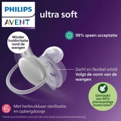 Outlet Philips Avent Ultra Soft SCF091/37 Fopspeen