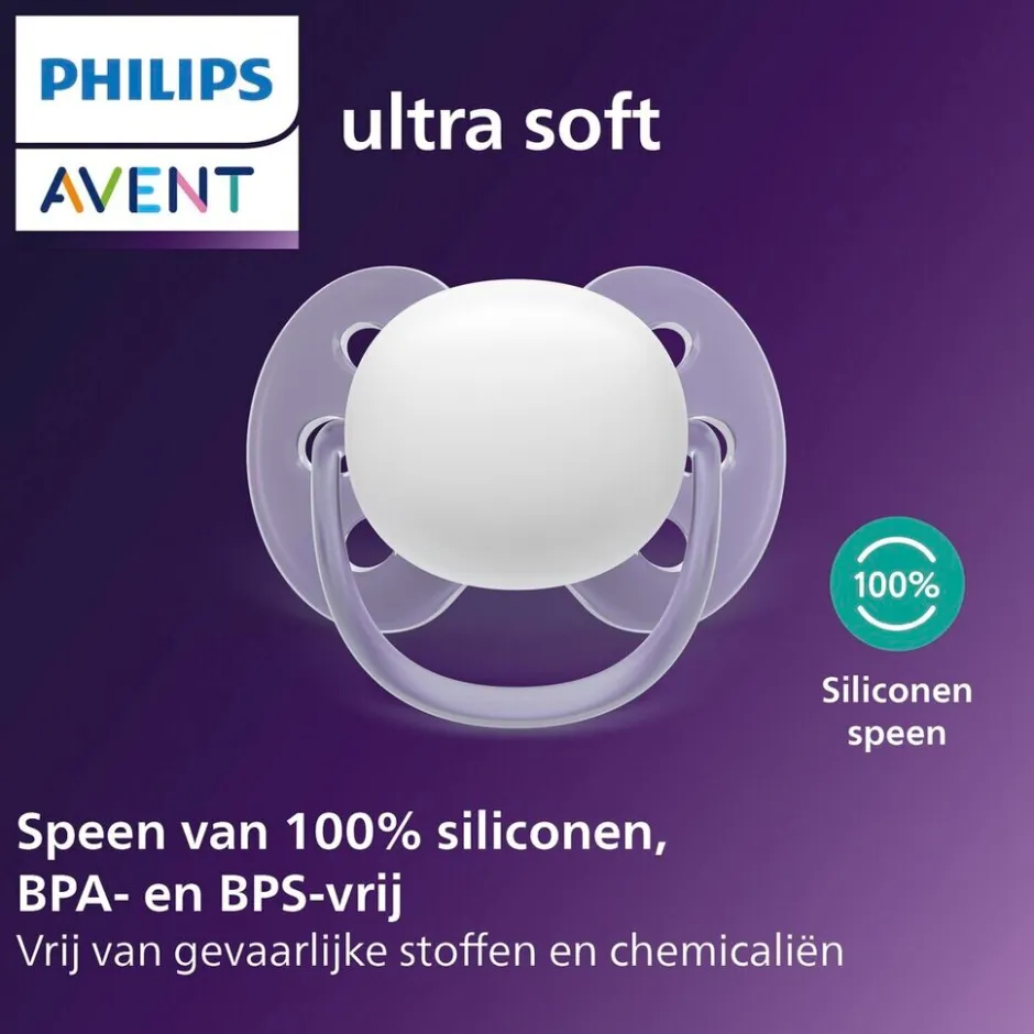 Outlet Philips Avent Ultra Soft SCF091/37 Fopspeen