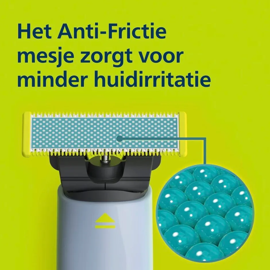 New Philips OneBlade Anti-Friction Blade QP225/50 Navulmesjes