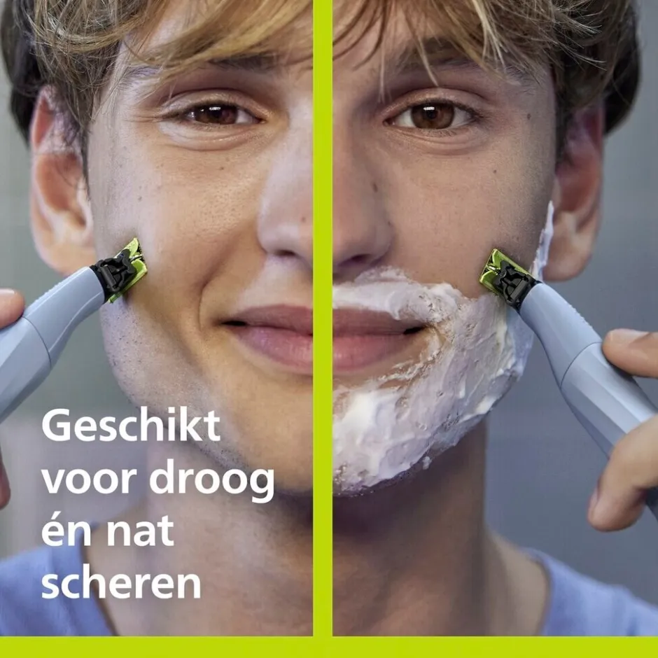 New Philips OneBlade First Shave Anti-Friction Blade QP1324/20 Scheerapparaat
