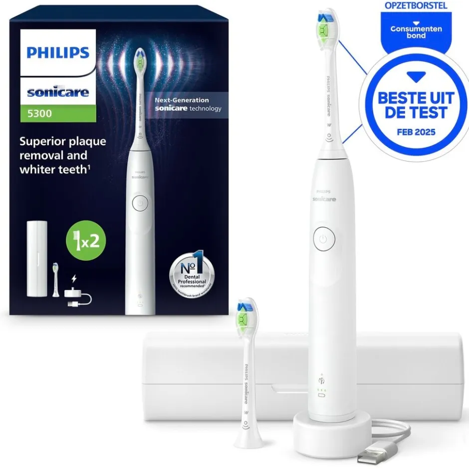 Hot Philips Sonicare 5300 Series HX7108/03 Elektrische Tandenborstel