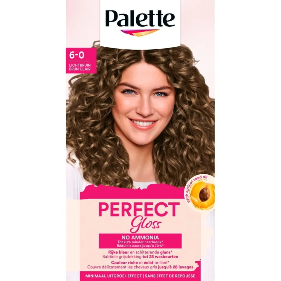 Online Poly Palette Perfect Gloss 6-0 Lichtbruin Haarkleuring