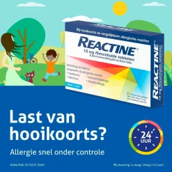 Sale Reactine Cetirizine 10mg Filmomhulde Hooikoortstabletten
