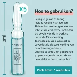 Clearance Remescar Instant Facelift V-Shape Ampullen