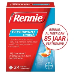 Sale Rennie Pepermunt Kauwtabletten