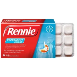 Clearance Rennie Pepermunt Kauwtabletten