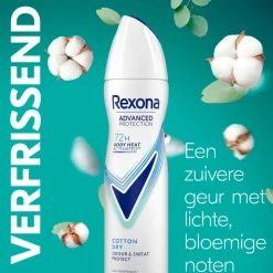 Best Rexona Women Advanced Protection Cotton Dry Antitranspirant Spray